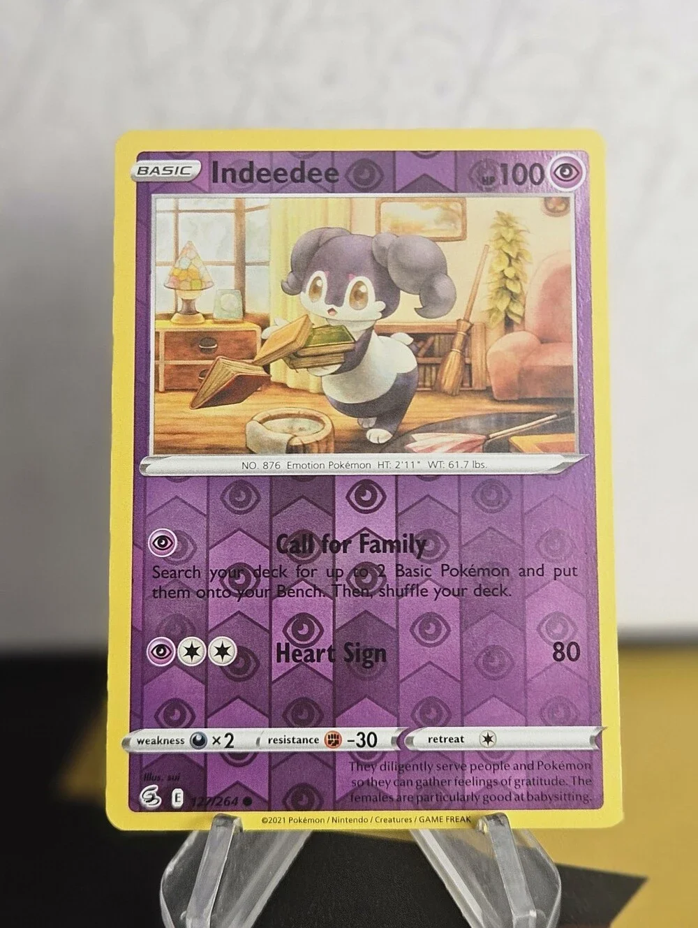 Indeedee 127/264 Pokemon TCG Reverse Holo